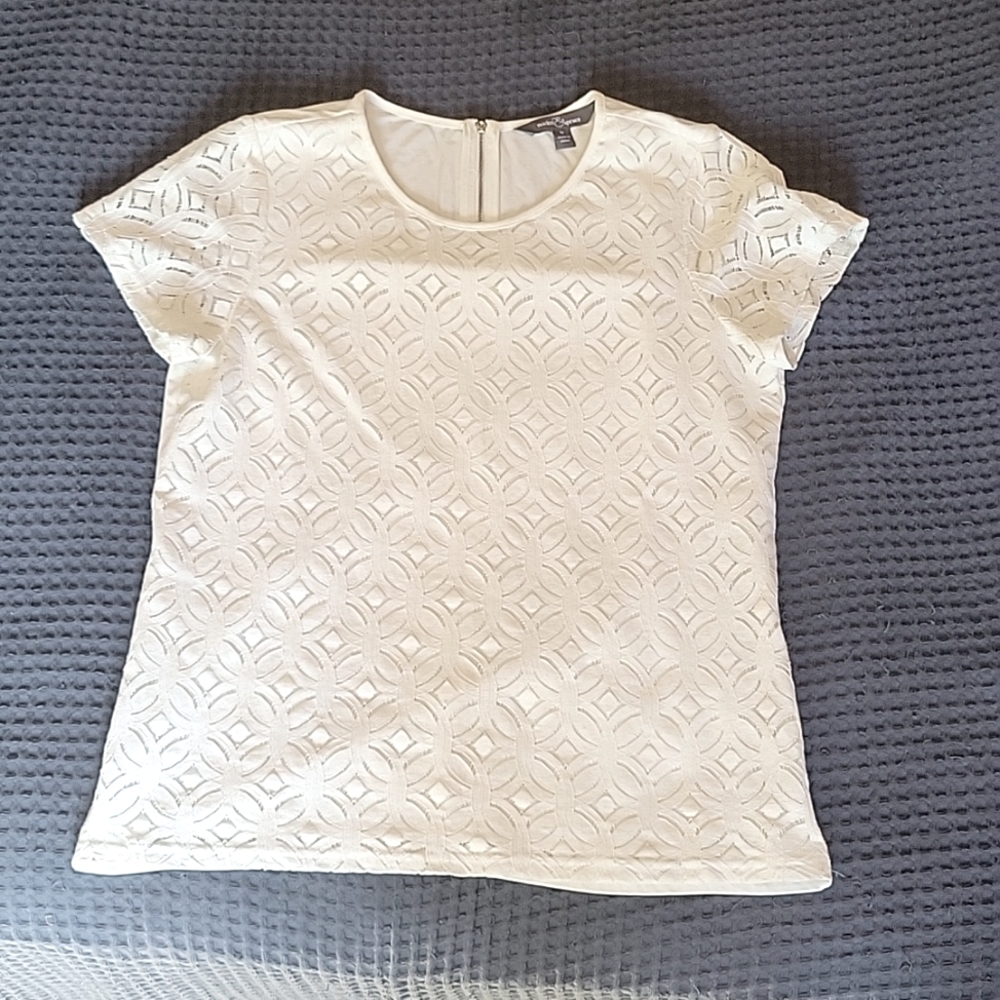 White Pattern Tee (M)